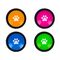Winning Recordable Dog Buttons Set 4 - Εγγράψιμο Κουμπί Σκύλου