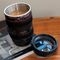 The Source - Camera Lens Mug with Lid Φακός Φωτογραφικής Μηχανής Κούπα Μεταλλική με Καπάκι Μαύρη 300ml