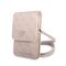 Guess “Wallet 4G Triangle Stripes” Pouch with cord Τσαντάκι κατάλληλο για smartphone Small / Medium (170x95mm) με κορδονάκι (Ροζ – GUWBP4TMPI)