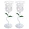 Rose Wine Glass Set – Σετ Ποτηριών Κρασιού με Τριαντάφυλλο