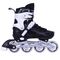 ΑΘΛΟΠΑΙΔΙΑ 10306 Αυξομειούμενα Πατίνια/Roller Skates 2 σε 1 - Μαύρο Χρώμα (Μαύρο), Μέγεθος (35-38)