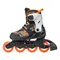 ROLLERBLADE Microblade SL Αυξομειούμενα Πατίνια - Μαύρο/Πορτοκαλί Χρώμα (Μαύρο-Πορτοκαλί), Μέγεθος (28-32)