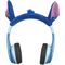 eKids Disney Stitch Ασύρματα Ακουστικά με ασφαλή μέγιστη ένταση ήχου για παιδιά και εφήβους (SH-B52) (Μπλε/Γαλάζιο)