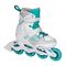 PLAYLIFE Light Breeze Αυξομειούμενα Πατίνια Χρώμα (Λευκό-Μπλε), Μέγεθος (29-32)