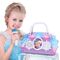 eKids Frozen 1 Light Up Boombox Karaoke & Ασύρματο Μικρόφωνο για παιδιά με ενσωματωμένη μουσική, φωτισμό, Sound Effects (FR-115)  (Γαλάζιο/Μωβ)