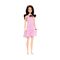Mattel Barbie: Fashionistas #224 - Brown Hair with Pink Plaid Dress Doll (HRH21)