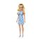 Mattel Barbie: Barbie Fashionistas Wavy Blonde Ponytail Wearing Blue Bow (HYT93)
