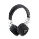 Guess Grained Triangle Logo Classic Round Shape Bluetooth ENC Headphones (Black - GUBH70PGTSPSK)