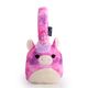 Lazerbuilt Squishmallows Lola the Unicorn – Λούτρινα Ασύρματα Παιδικά Ακουστικά με Μικρόφωνο